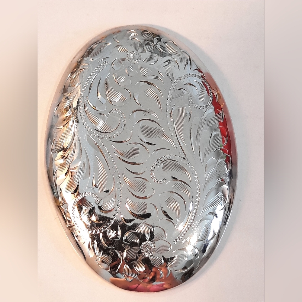 Sterling Silver Huge Brooch Filigree Vintage Piece